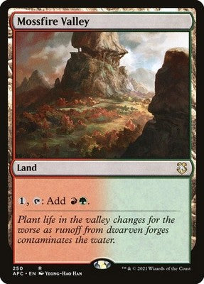Mossfire Valley AFC 250 NM Magic: The Gathering