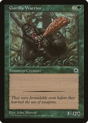 Gorilla Warrior POR 168 LP Magic: The Gathering