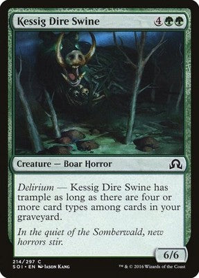 Kessig Dire Swine SOI 214 NM Magic: The Gathering