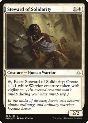 Steward of Solidarity HOU 25 NM Magic: The Gathering