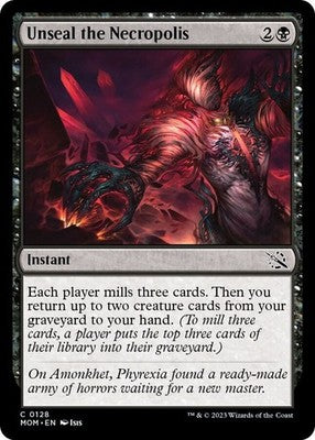 Unseal the Necropolis MOM 128 NM Magic: The Gathering