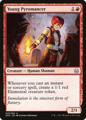 Young Pyromancer DDS 20 NM Magic: The Gathering