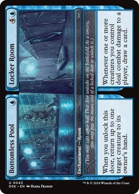 Bottomless Pool // Locker Room DSK 43 Foil NM Magic: The Gathering