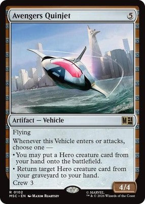 Avengers Quinjet MSC 102 NM Magic: The Gathering