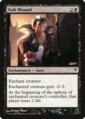 Stab Wound DDM 72 NM Magic: The Gathering