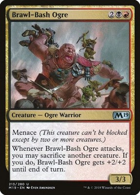 Brawl-Bash Ogre M19 213 NM Magic: The Gathering