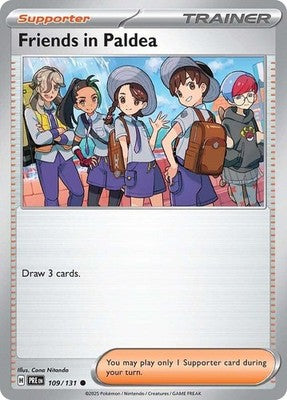 Friends in Paldea 109/131 SV: Prismatic Evolutions Pokémon TCG