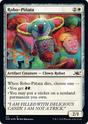 Robo-Piñata UNF 25 NM Magic: The Gathering