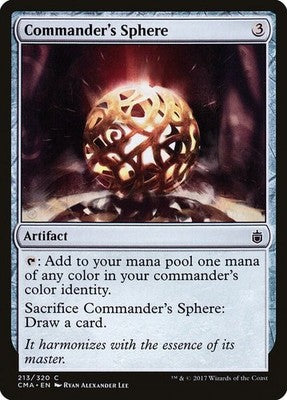 Commander's Sphere CMA 213 NM Magic: The Gathering