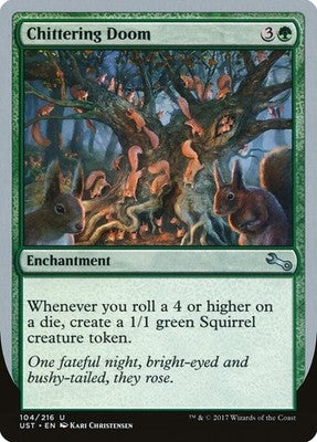 Chittering Doom UST 104 NM Magic: The Gathering