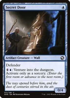 Secret Door AFR 71 NM Magic: The Gathering