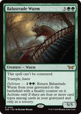Balustrade Wurm DSK 168 NM Magic: The Gathering