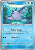 Mantine 032/132 ME01: Mega Evolution Reverse Holofoil Pokémon TCG