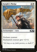 Knight's Pledge M19 19 NM Magic: The Gathering