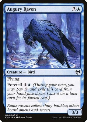 Augury Raven KHM 44 Foil NM Magic: The Gathering