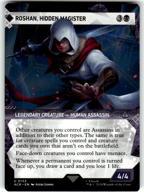 Roshan, Hidden Magister (Showcase) Universes Beyond: Assassin's Creed 133 U