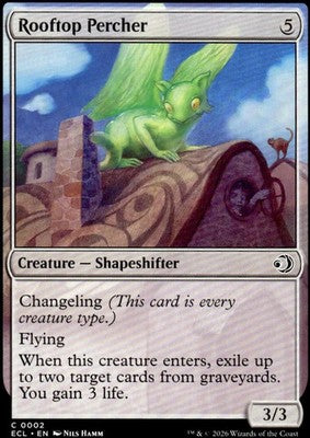 Rooftop Percher Lorwyn Eclipsed 2 C Magic: The Gathering Near Mint