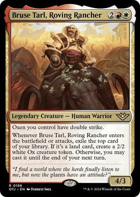 Bruse Tarl, Roving Rancher OTJ 198 NM Magic: The Gathering