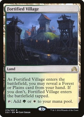Fortified Village SOI 274 NM Magic: The Gathering
