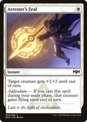 Arrester's Zeal RNA 4 NM Magic: The Gathering
