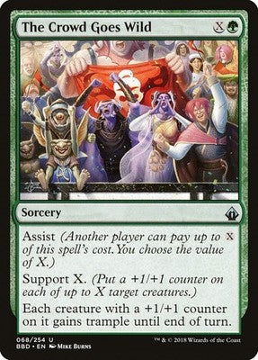 The Crowd Goes Wild BBD 68 NM Magic: The Gathering