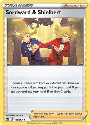 Sordward & Shielbert 135/163 SWSH05: Battle Styles Pokémon TCG