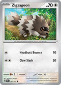 Zigzagoon 167/197 SV03: Obsidian Flames Pokémon TCG