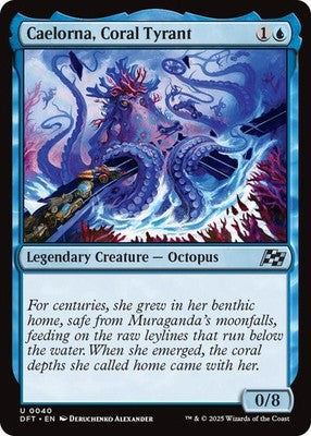 Caelorna, Coral Tyrant DFT 40 NM Magic: The Gathering
