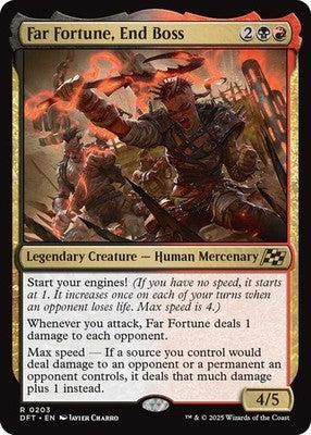 Far Fortune, End Boss DFT 203 NM Magic: The Gathering