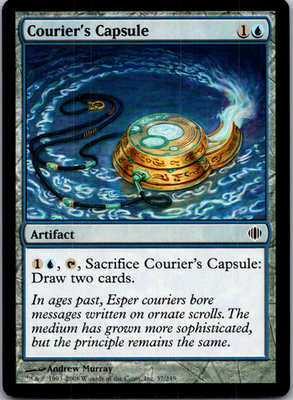 Courier's Capsule Shards of Alara 37 C Magic: The Gathering Lightly Played