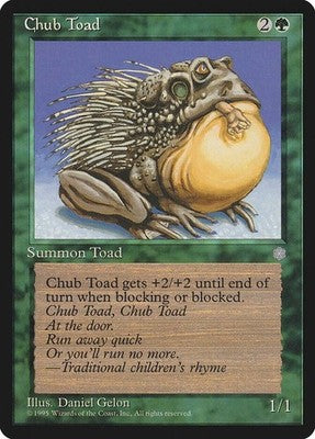 Chub Toad ICE 229 LP Magic: The Gathering