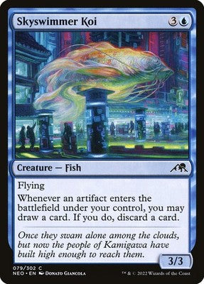 Skyswimmer Koi NEO 79 NM Magic: The Gathering
