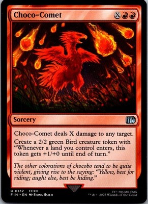 Choco-Comet 132 Uncommon FINAL FANTASY Magic: The Gathering Near Mint