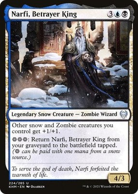 Narfi, Betrayer King KHM 224 NM Magic: The Gathering
