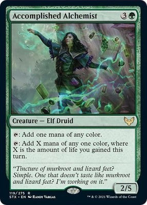 Accomplished Alchemist STX 119 NM Magic: The Gathering