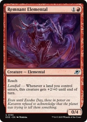 Remnant Elemental EOE 155 NM Magic: The Gathering
