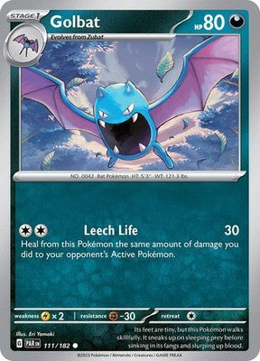 Golbat 111/182 SV04: Paradox Rift Pokémon TCG