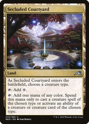 Secluded Courtyard NEO 275 NM Magic: The Gathering