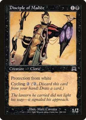 Disciple of Malice ONS 139 NM Magic: The Gathering