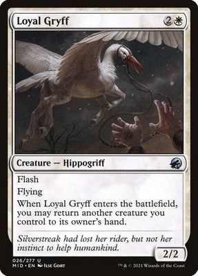 Loyal Gryff MID 26 LP Magic: The Gathering