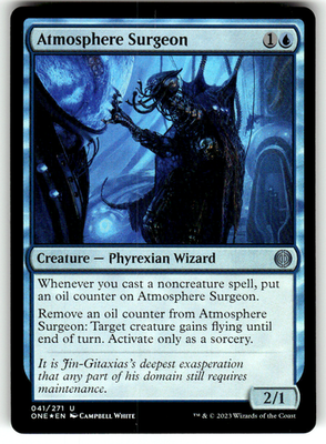 Atmosphere Surgeon Phyrexia: All Will Be One 41 U Foil Magic: The Gathering