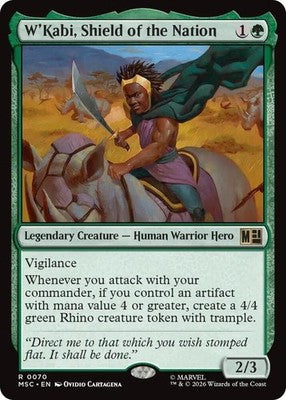 W'Kabi, Shield of the Nation MSC 70 NM Magic: The Gathering