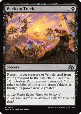 Back on Track DFT 76 NM Magic: The Gathering