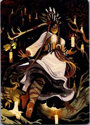 Candlegrove Witch Art Card (76/81) 76 Art Series Innistrad: Midnight Hunt MTG NM