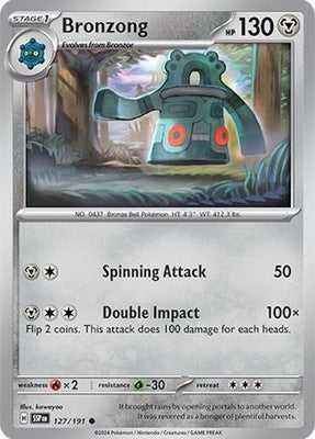 Bronzong 127/191 SV08: Surging Sparks Pokémon TCG