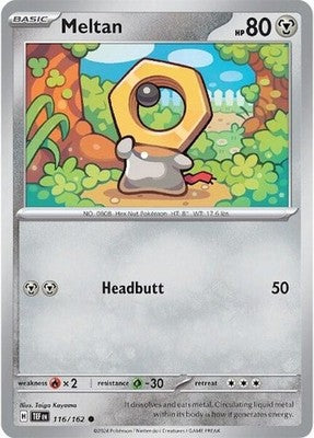 Meltan 116/162 SV05: Temporal Forces Pokémon TCG