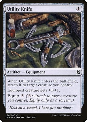 Utility Knife ZNR 256 NM Magic: The Gathering