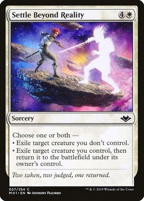 Settle Beyond Reality MH1 27 NM Magic: The Gathering
