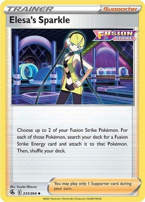 Elesa's Sparkle 233/264 SWSH08: Fusion Strike Pokémon TCG