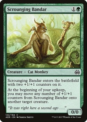 Scrounging Bandar AER 124 NM Magic: The Gathering